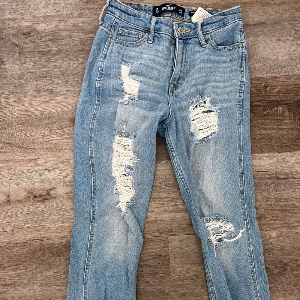 Distressed Hollister Jeans